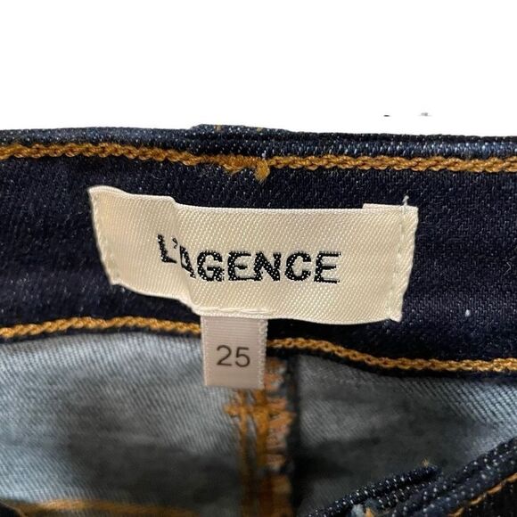 L’Agence Jeans Womens 25 Dark Wash Skinny Stretch Ankle SAMPLE - Picture 5 of 6